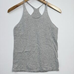 evam eva Cotton Cashmere Racerback Tank Gray Japan Size 2